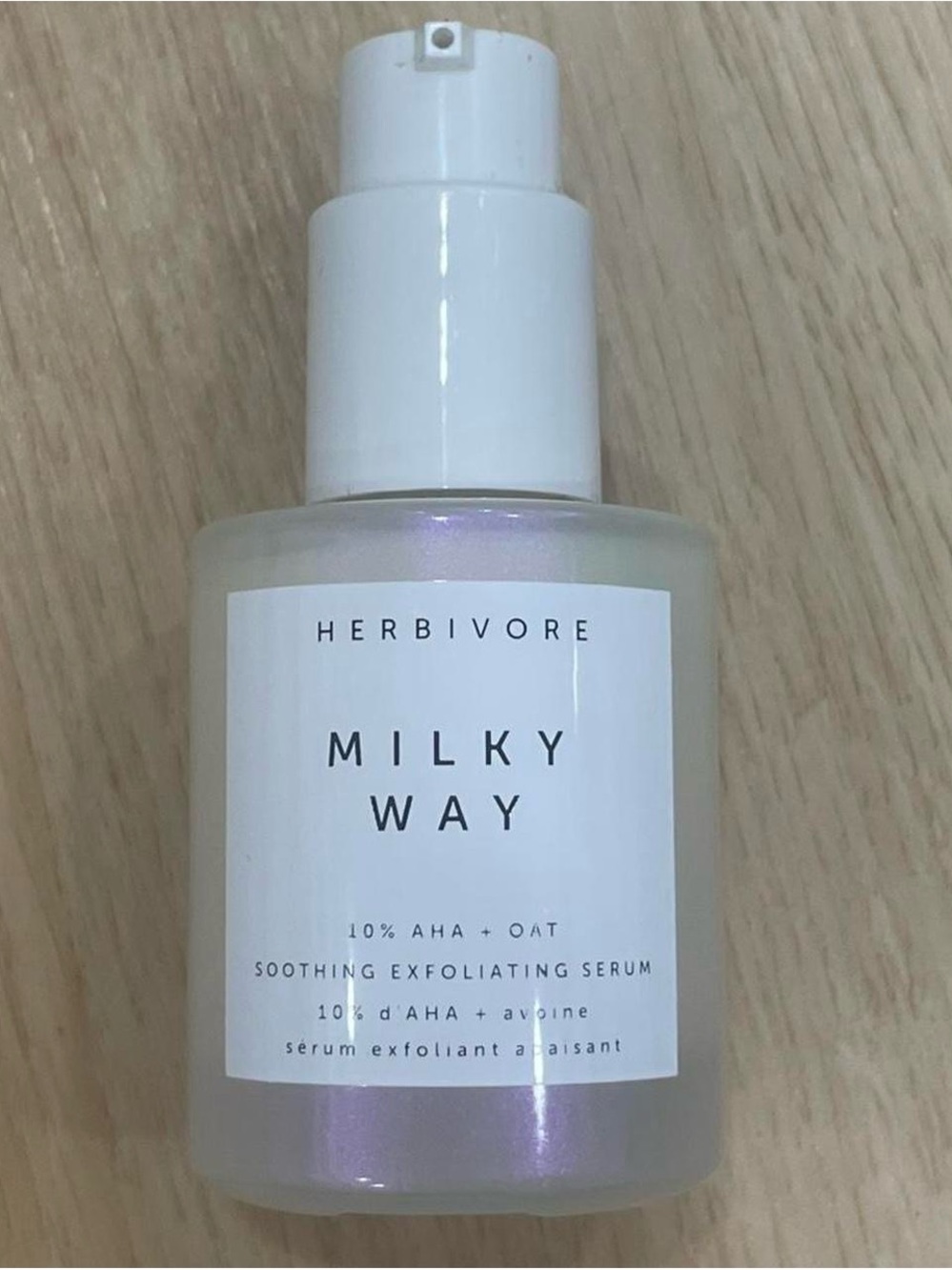 Herbivore Milky Way 10% AHA + Oat Soothing Exfoliating Serum